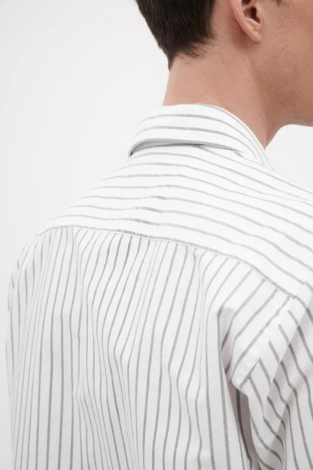Men Norse Projects Shirting Ivan Oxford Monogram Spruce Green