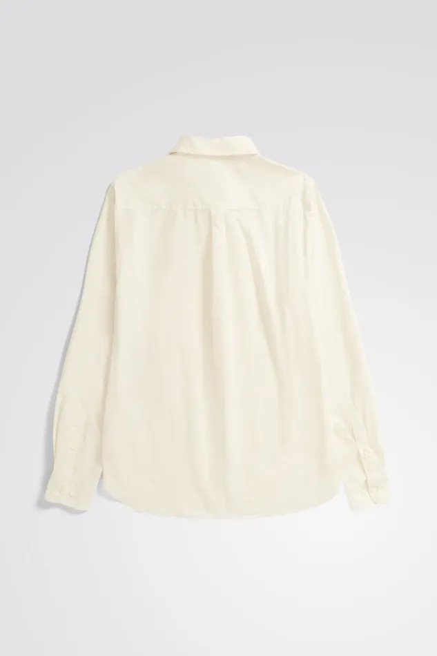 Men Norse Projects Shirting Osvald Tencel Enamel White