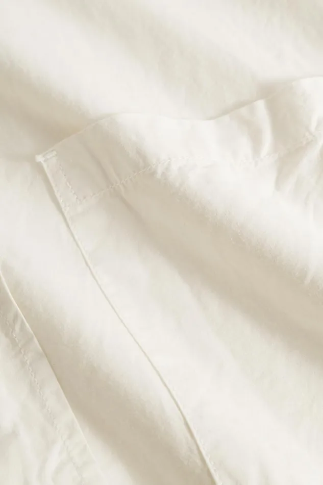 Men Norse Projects Shirting Osvald Tencel Enamel White