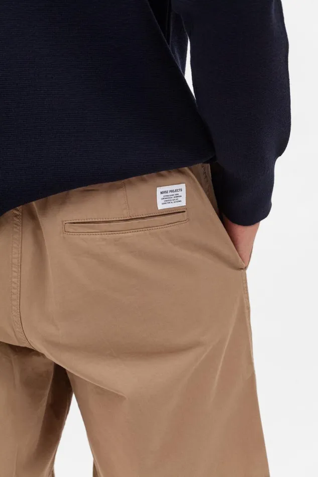 Men Norse Projects Shorts Ezra Light Twill Shorts Utility Khaki