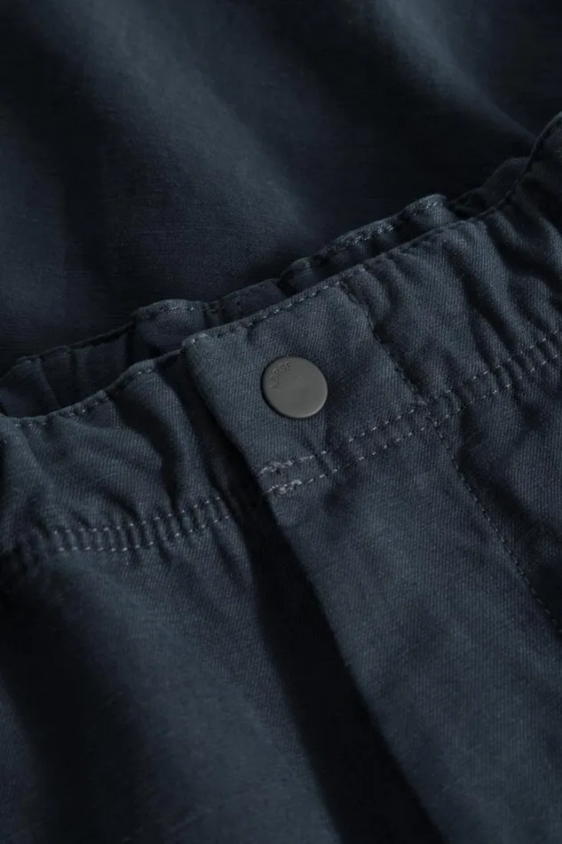 Men Norse Projects Shorts Ezra Relaxed Cotton Linen Short Dark Navy