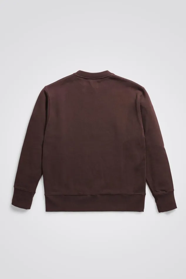 Men Norse Projects Sweatshirts Arne Logo Sweat Heathland Brown