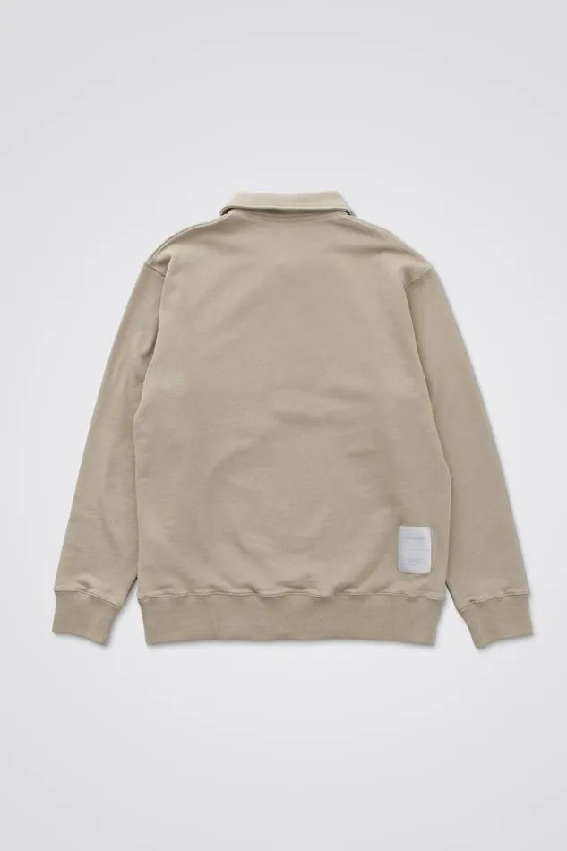 Men Norse Projects Sweatshirts Fraser Relaxed Tab Series LS Polo Sand