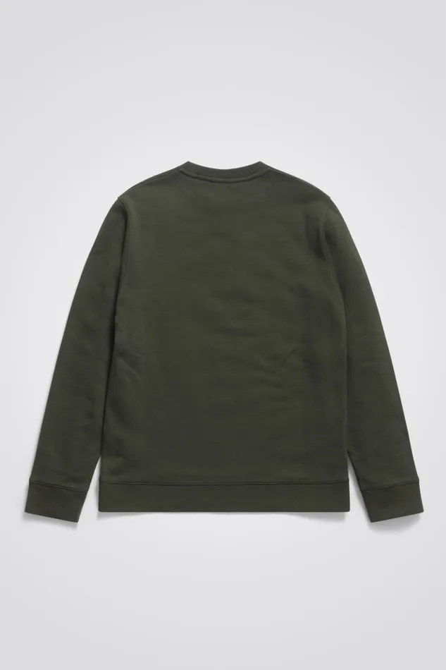Men Norse Projects Sweatshirts Vagn Classic Crew Army Green