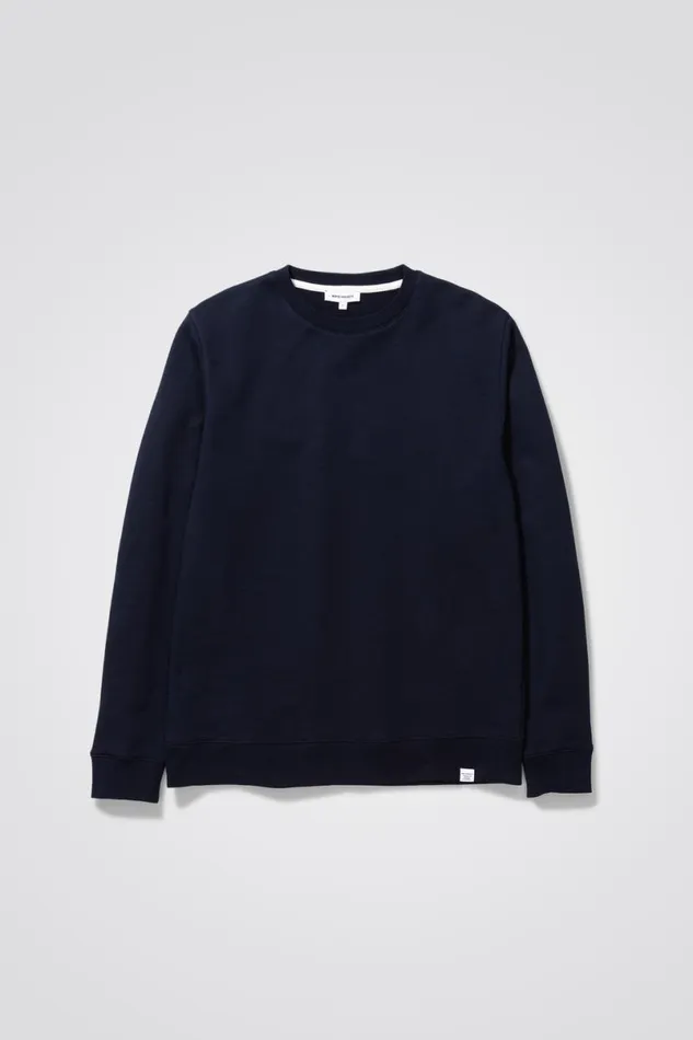 Men Norse Projects Sweatshirts Vagn Classic Crew Dark Navy