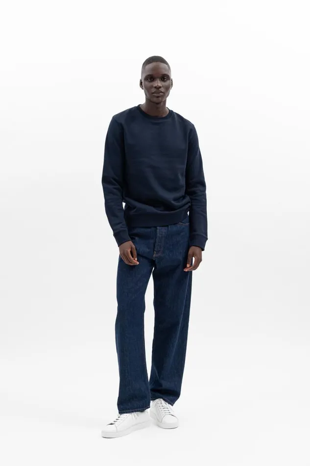 Men Norse Projects Sweatshirts Vagn Classic Crew Dark Navy