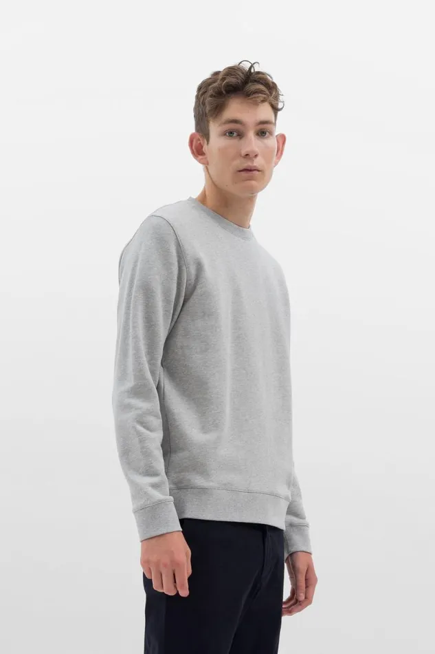 Men Norse Projects Sweatshirts Vagn Classic Crew Light Grey Melange