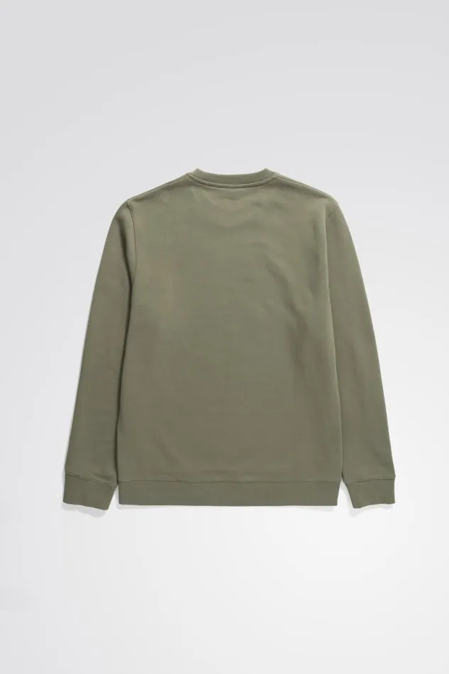 Men Norse Projects Sweatshirts Vagn Classic Crew Sediment Green