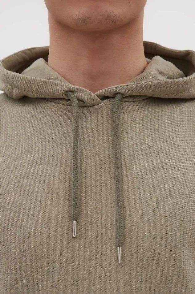 Men Norse Projects Sweatshirts Vagn Classic Hoodie Clay