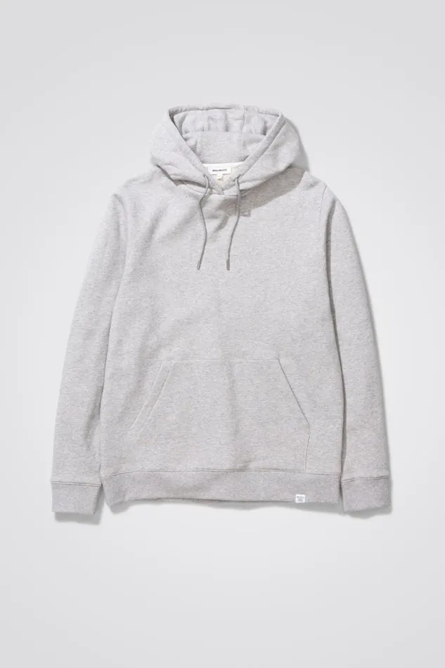 Men Norse Projects Sweatshirts Vagn Classic Hoodie Light Grey Melange
