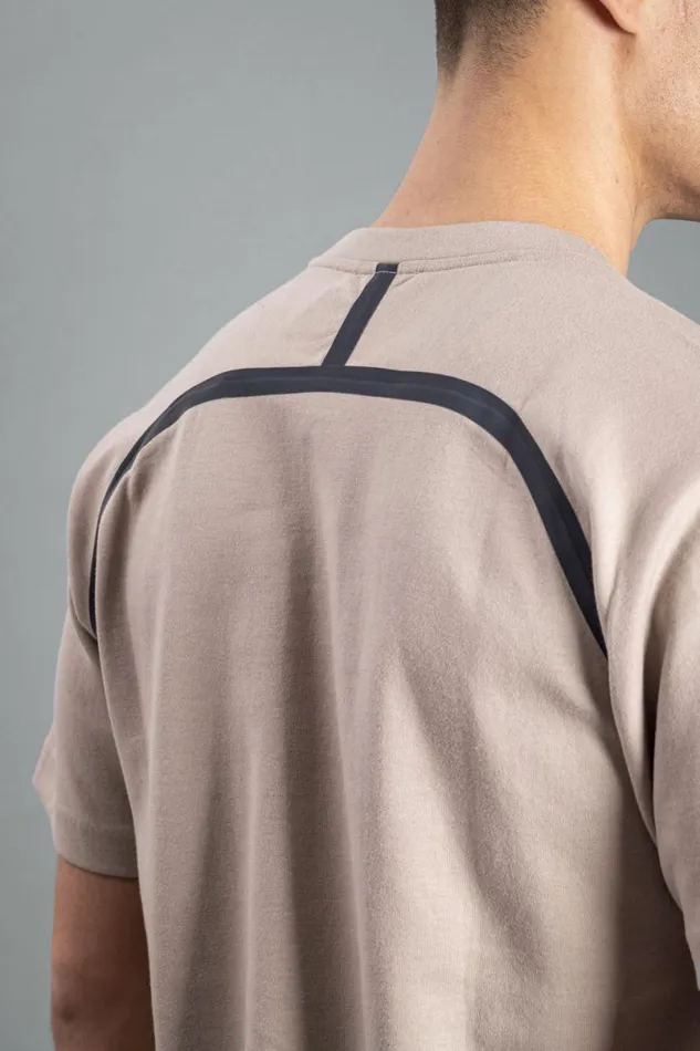 Men Norse Projects TShirts Cordura Tech Tshirt Mid Khaki