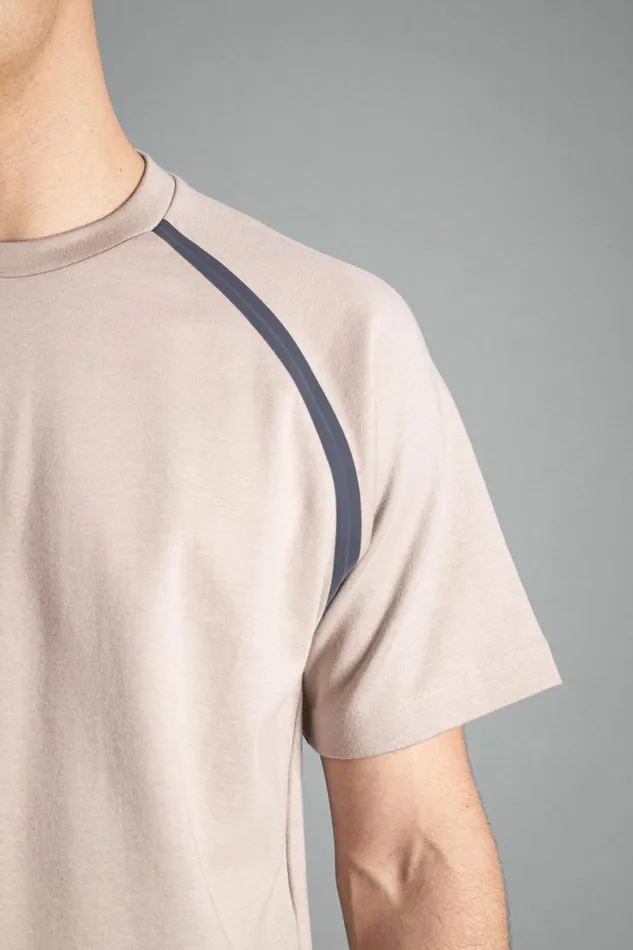 Men Norse Projects TShirts Cordura Tech Tshirt Mid Khaki