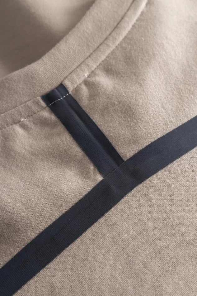 Men Norse Projects TShirts Cordura Tech Tshirt Mid Khaki