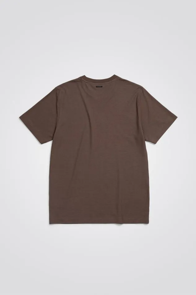 Men Norse Projects TShirts Cotton Crpe Tshirt Taupe
