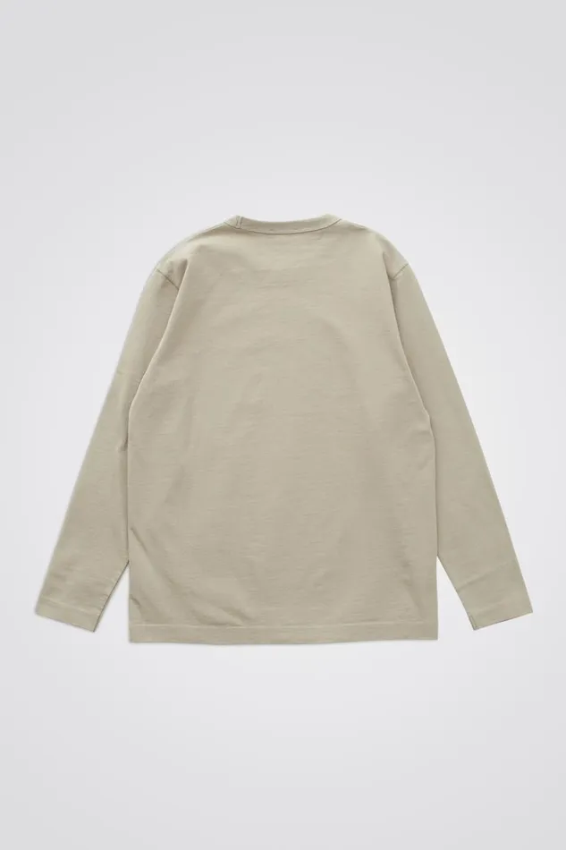 Men Norse Projects TShirts Holger Tab Series Reflective LS Sand