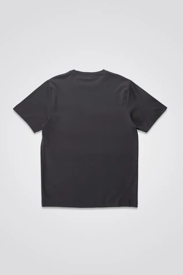 Men Norse Projects TShirts Jakob Interlock Grid TShirt Battleship Grey