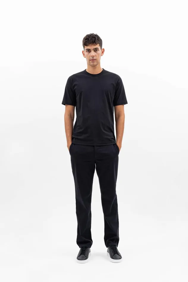 Men Norse Projects TShirts Joakim Tech Standard SS Black