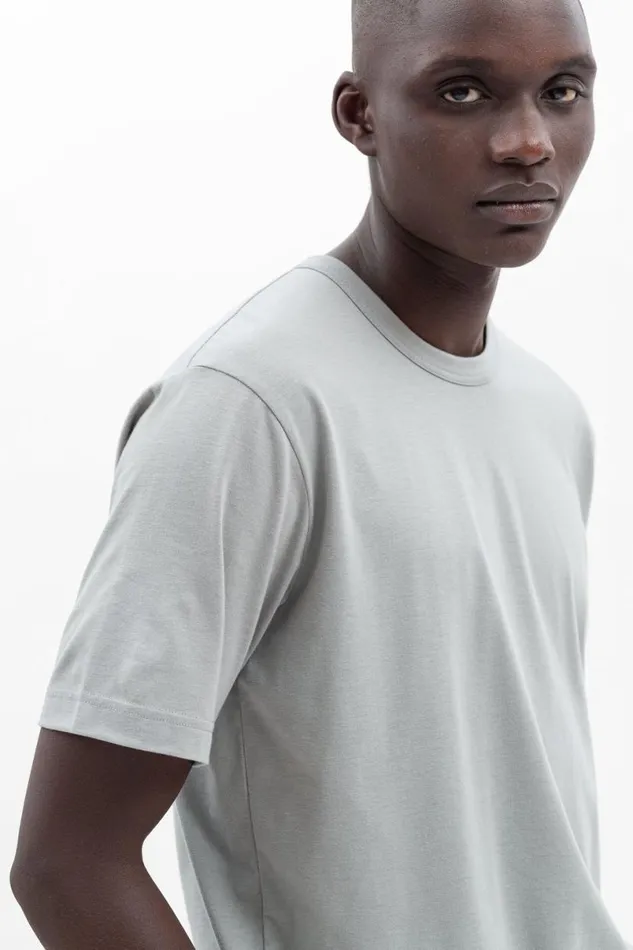 Men Norse Projects TShirts Joakim Tech Standard SS Mid Khaki