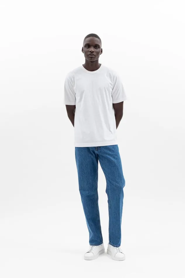Men Norse Projects TShirts Joakim Tech Standard SS White