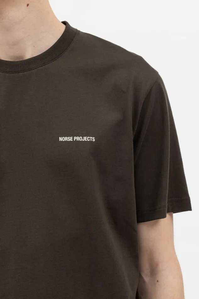 Men Norse Projects TShirts Johannes Logo Tshirt Beech Green