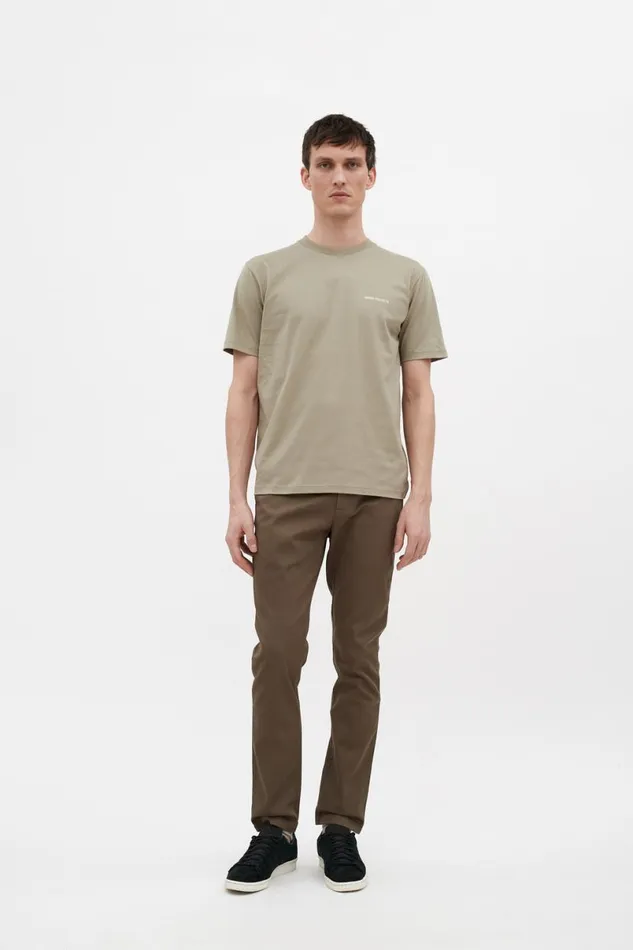 Men Norse Projects TShirts Johannes Logo Tshirt Clay