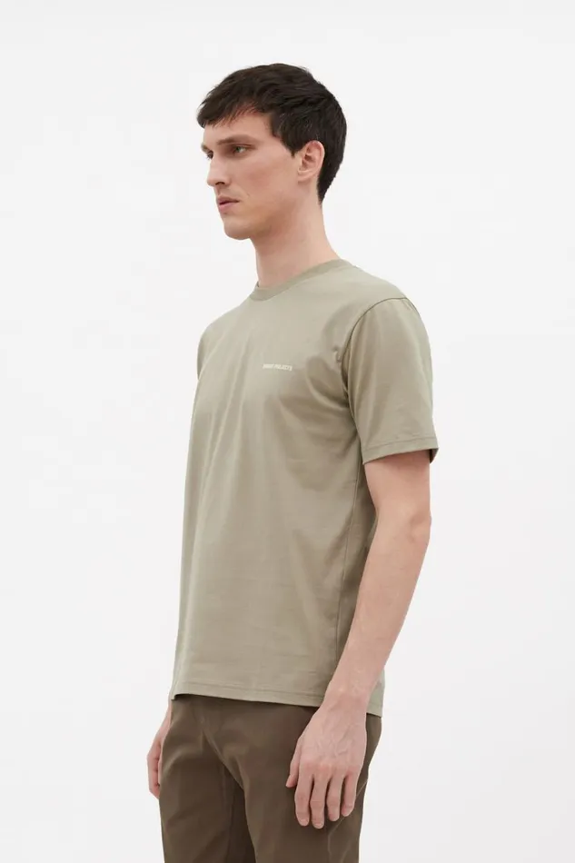 Men Norse Projects TShirts Johannes Logo Tshirt Clay