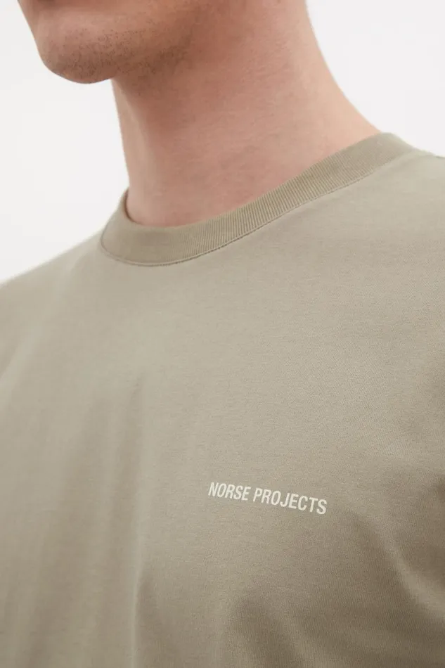 Men Norse Projects TShirts Johannes Logo Tshirt Clay