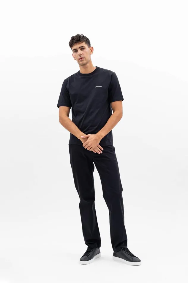 Men Norse Projects TShirts Johannes Logo Tshirt Dark Navy