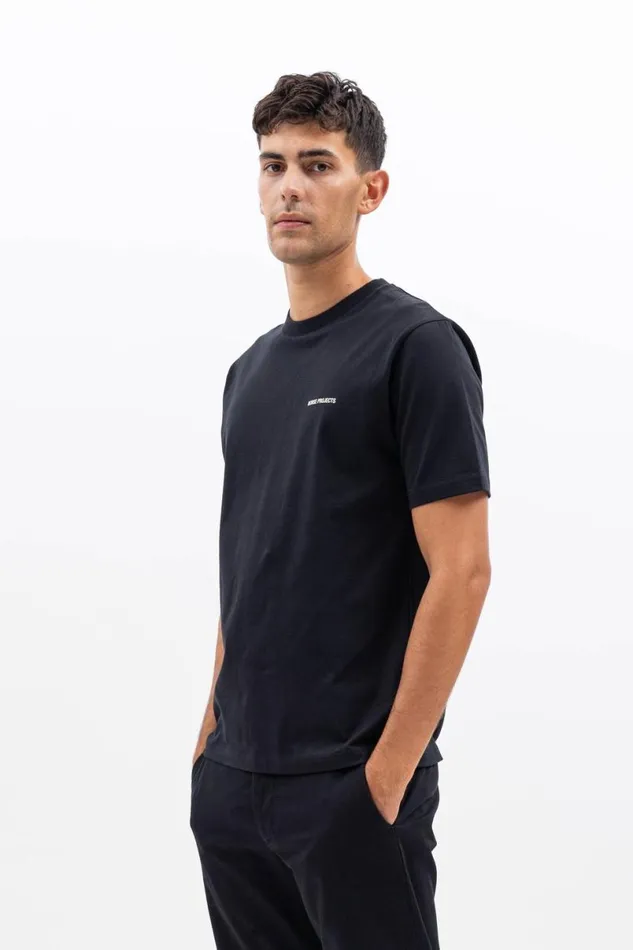 Men Norse Projects TShirts Johannes Logo Tshirt Dark Navy
