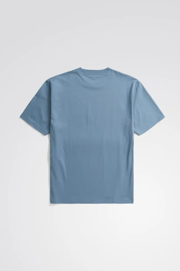 Men Norse Projects TShirts Johannes Logo Tshirt Fog Blue