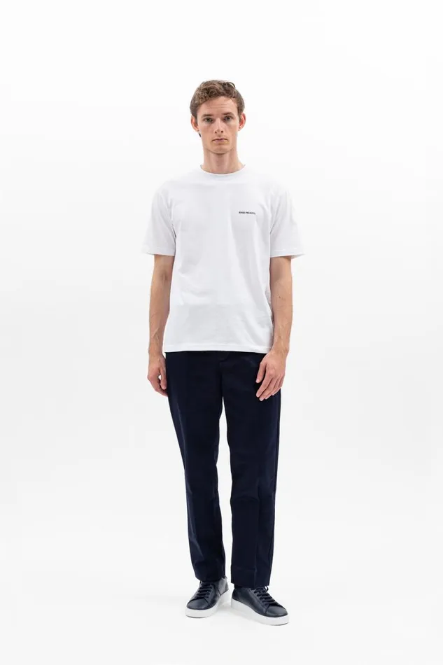 Men Norse Projects TShirts Johannes Logo Tshirt White