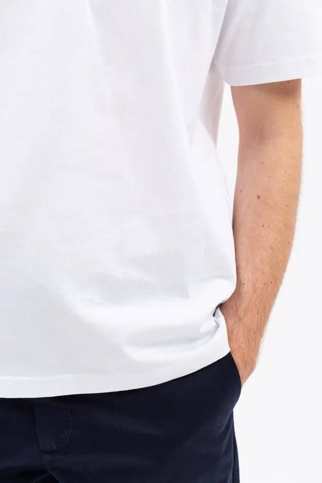 Men Norse Projects TShirts Johannes Logo Tshirt White