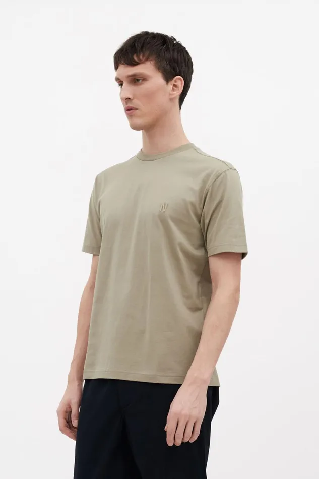 Men Norse Projects TShirts Johannes N Logo Tshirt Clay