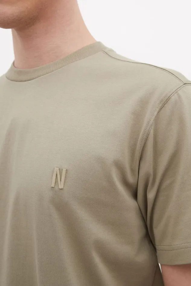 Men Norse Projects TShirts Johannes N Logo Tshirt Clay