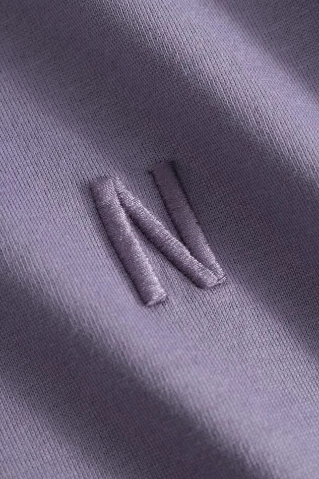 Men Norse Projects TShirts Johannes N Logo Tshirt Dusk Purple