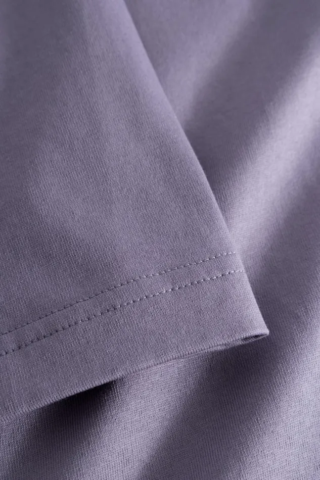 Men Norse Projects TShirts Johannes N Logo Tshirt Dusk Purple