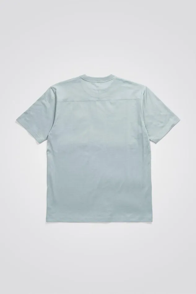 Men Norse Projects TShirts Johannes N Logo Tshirt Light Stone Blue