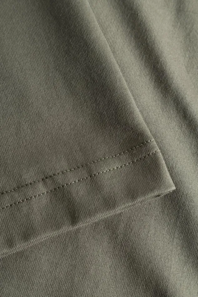 Men Norse Projects TShirts Johannes Organic Circle Print Tshirt Sediment Green