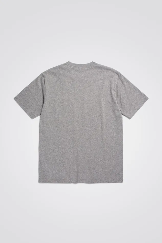 Men Norse Projects TShirts Johannes Standard Pocket SS Light Grey Melange