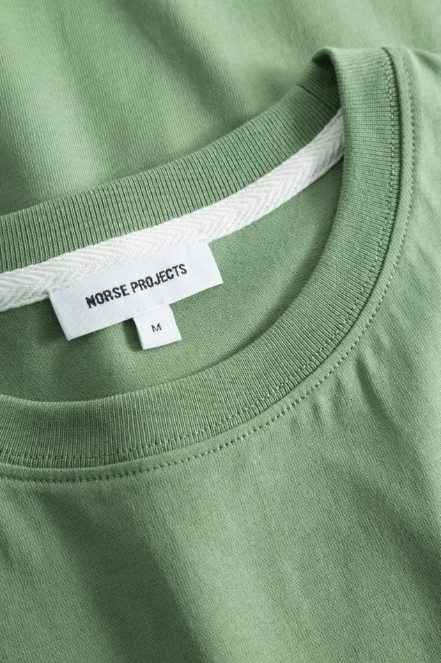 Men Norse Projects TShirts Niels Standard Tshirt Linden Green