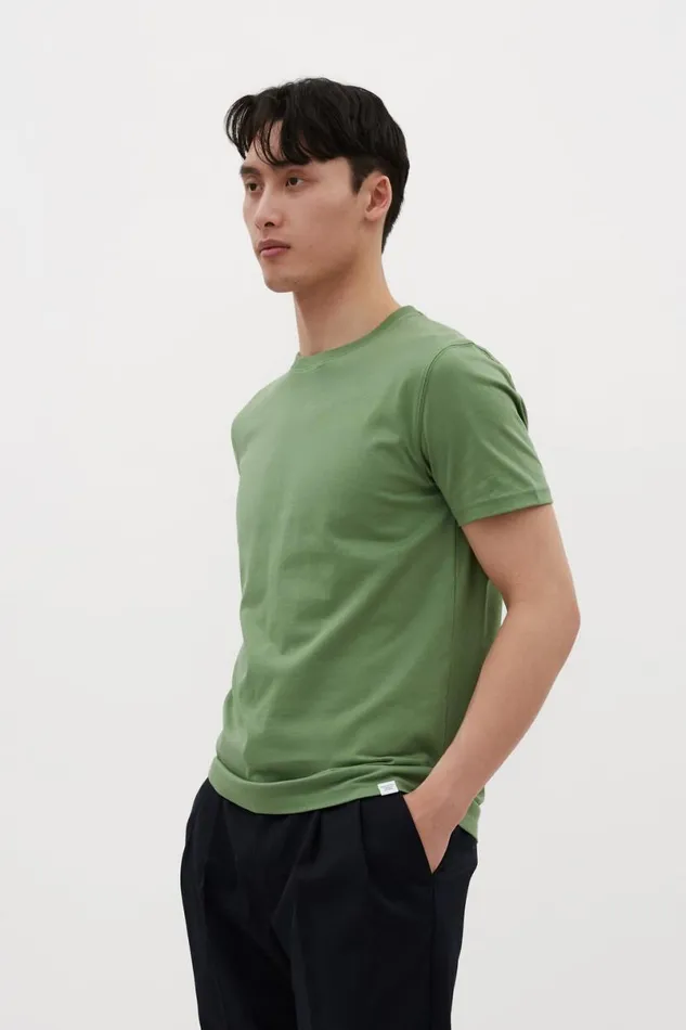 Men Norse Projects TShirts Niels Standard Tshirt Linden Green