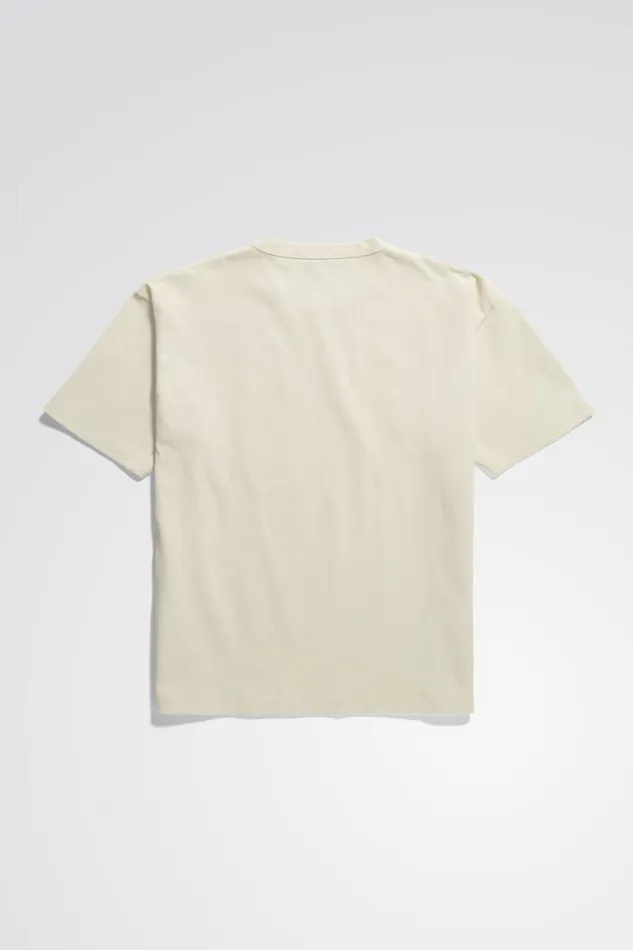 Men Norse Projects TShirts Simon Loose Printed TShirt Ecru