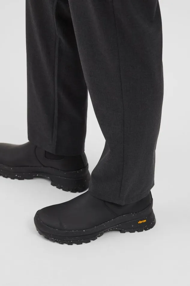 Men Norse Projects Trousers Aaren Cordura Tech Wool Trouser Charcoal Melange