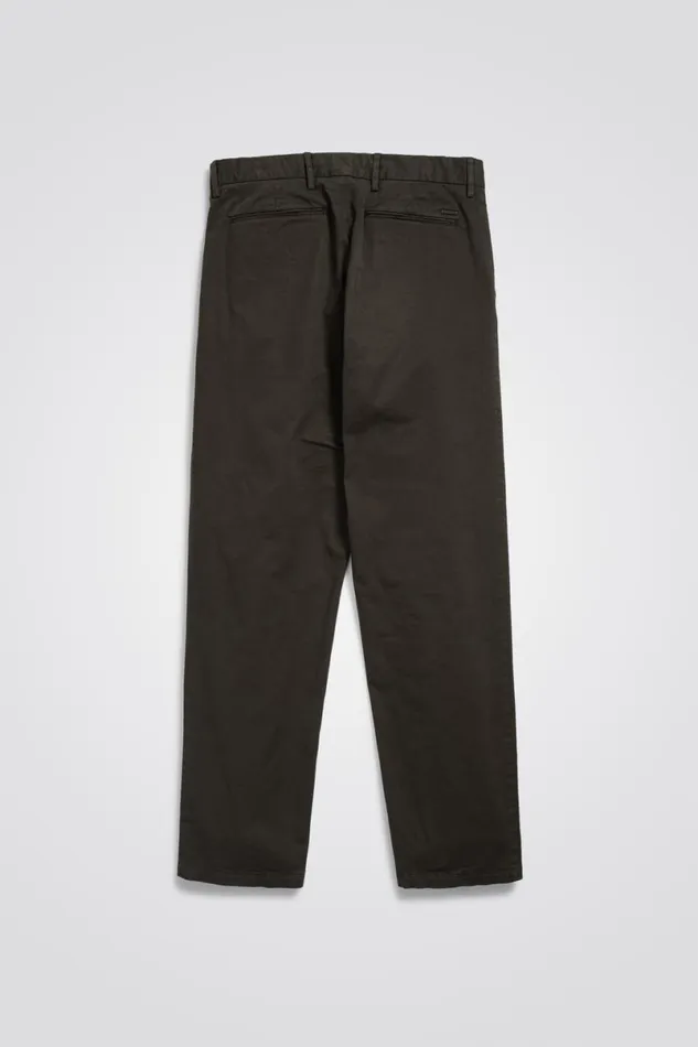 Men Norse Projects Trousers Aros Regular Italian Brushed Twill Chino Beech Green