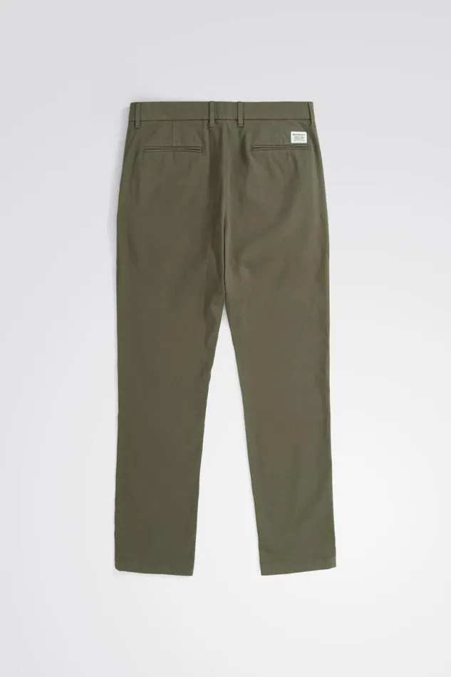 Men Norse Projects Trousers Aros Slim Light Stretch Chino Sediment Green
