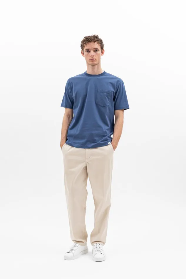 Men Norse Projects Trousers Ezra Light Stretch Oatmeal