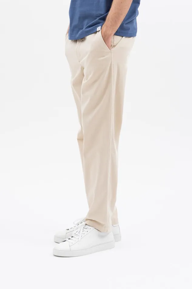 Men Norse Projects Trousers Ezra Light Stretch Oatmeal