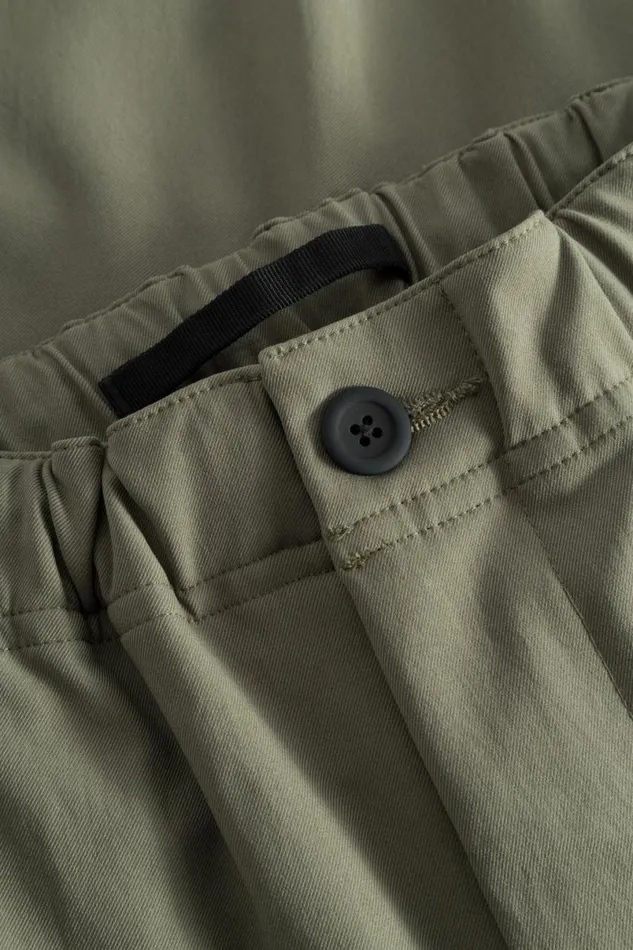 Men Norse Projects Trousers Ezra Relaxed Solotex Twill Trouser Sediment Green