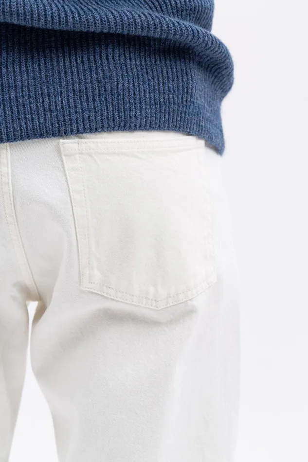 Men Norse Projects Trousers Norse Regular Denim Ecru