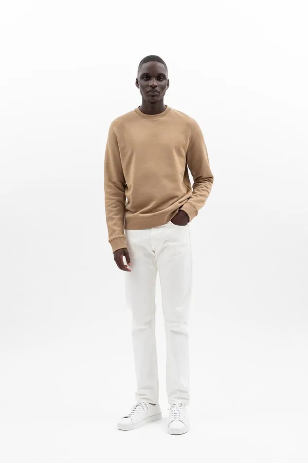 Men Norse Projects Trousers Norse Slim Denim Ecru